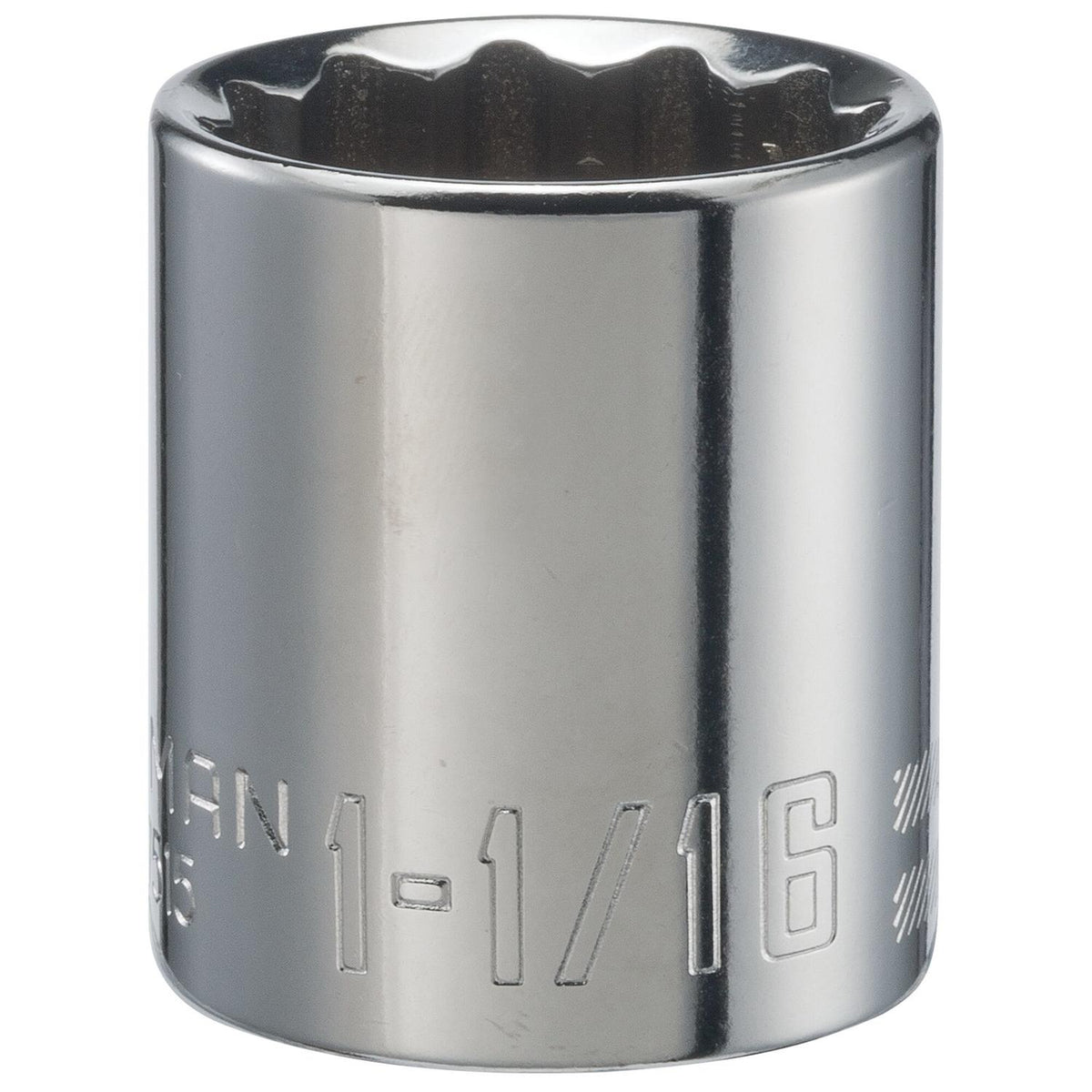 Craftsman 1-1/16 in. X 1/2 in. Drive 12 Point Socket