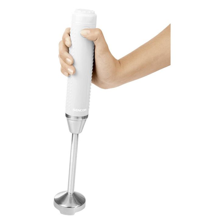 2-Speed Snowdrop White Hand Blender with Beaker