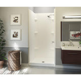 A2 36 in. x 36 in. x 76 in. Shower Stall in White - Super Arbor