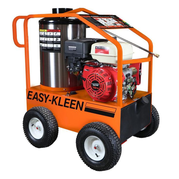 EASY-KLEEN Commercial 4000 PSI 3.5 GPM Gas Driven Hot Water Pressure Washer 110/120V