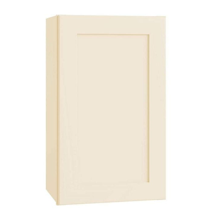 Home Decorators Collection Newport 21 in. W x 12 in. D x 36 in. H Assembled Plywood Wall Kitchen Cabinet in Blended Cream with Soft Close