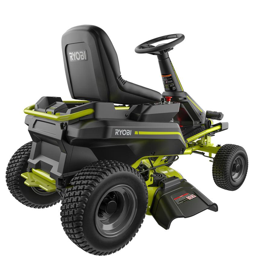 RYOBI 30 in. 50 Ah Battery Electric Rear Engine Riding Mower (RY48130)