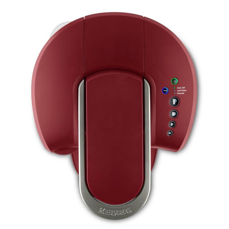 K-Select Vintage Red Single Serve Coffee Maker with Automatic Shut-Off