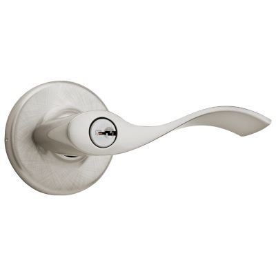Kwikset Balboa Satin Nickel Universal Keyed Entry Door Handle