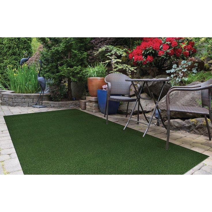 TrafficMaster Putting Green Turf 6 ft. x 8 ft. Artificial Grass Rug