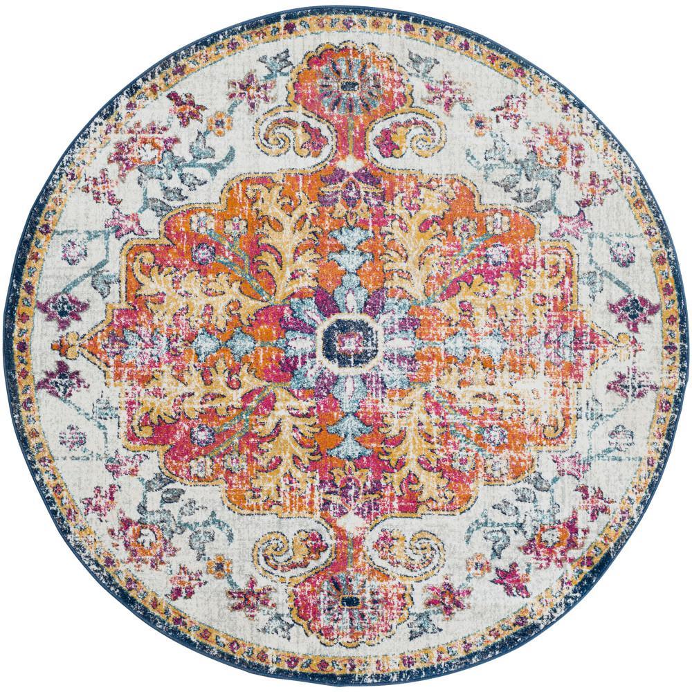 Demeter Ivory 8 ft. x 10 ft. Abstract Area Rug - Super Arbor