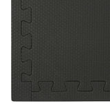 Norsk Blue/Black 24 in. x 24 in. EVA Foam Sport Multi-Purpose Reversible Interlocking Tile (24-Tile)