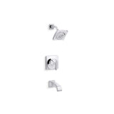 Katun 1-Handle 3-Spray Tub and Shower Faucet in Brushed Nickel (Valve Included) - Super Arbor