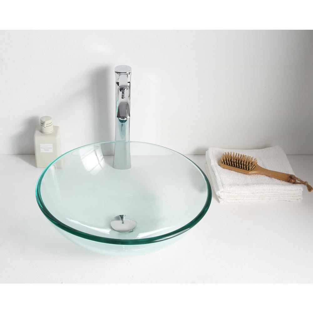 Etude Series Vessel Sink in Lustrous Clear - Super Arbor