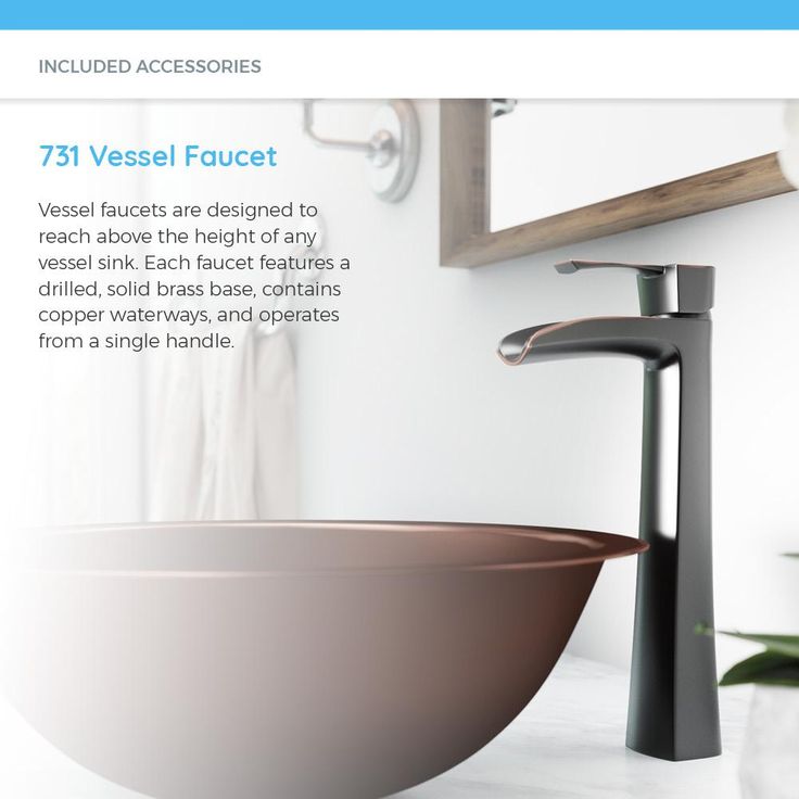 MR Direct Tri-Mount Bathroom Sink in Copper with 731 Faucet and Grid Drain in Antique Bronze