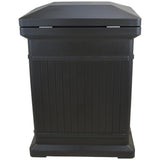 ParceWirx Premium Vertical Architectural Graphite Delivery Drop Box Hinged Lid with Swinging Latch for Locking - Super Arbor