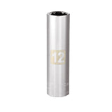 Craftsman 12 mm Metric Deep Socket, 3/8 in. Drive, 12 Point