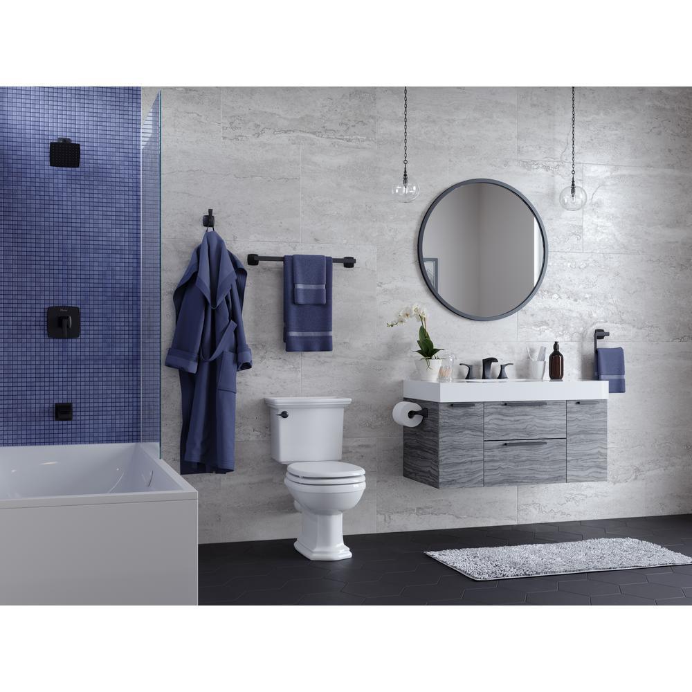 Venturi Toilet Paper Holder in Matte Black - Super Arbor