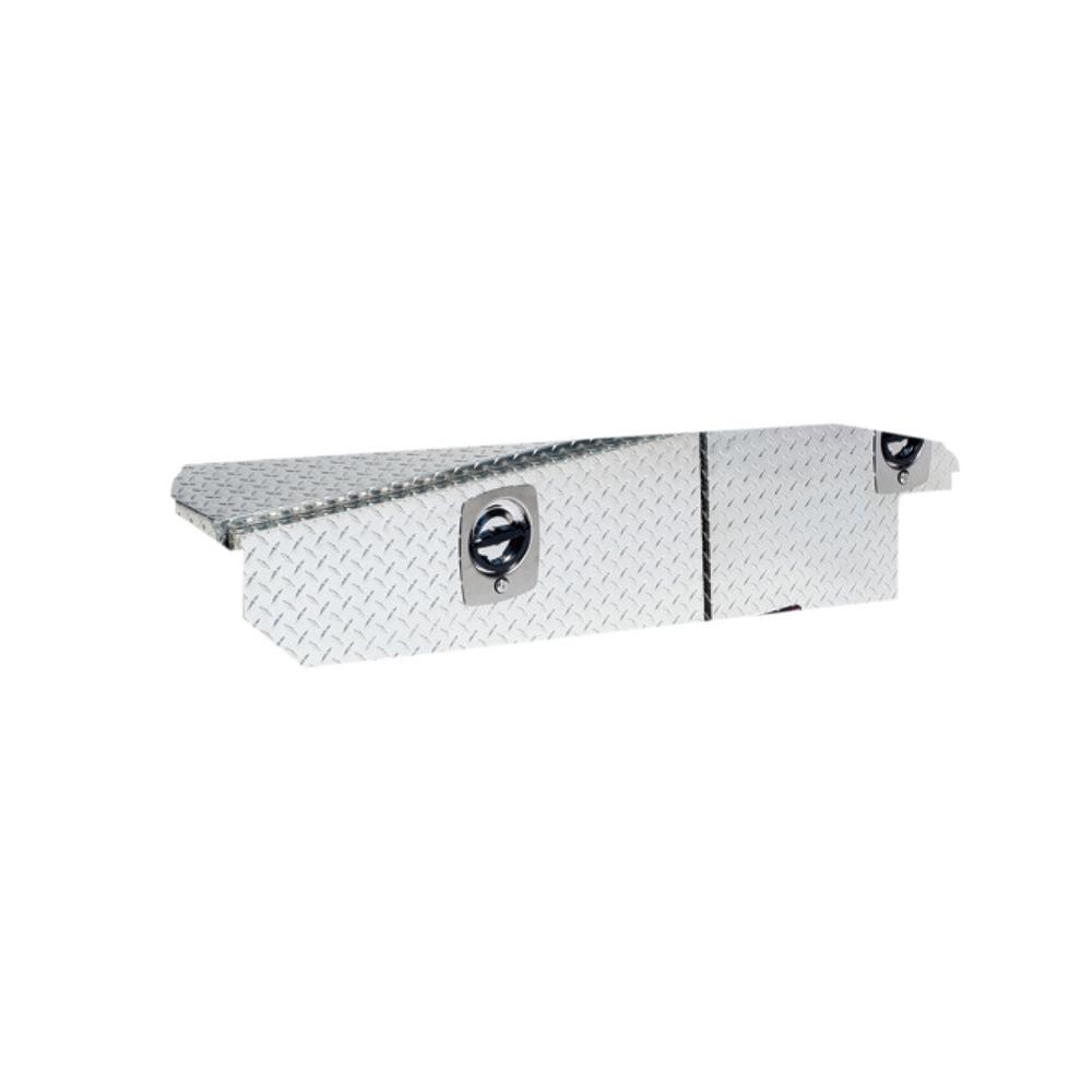 Weather Guard 72.25 Diamond Plate Aluminum Full Size Top Mount Truck Tool Box - Super Arbor