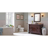 Santa Rosa Comfort Height 1-Piece 1.28 GPF Compact Single Flush Elongated Toilet in White, Seat Included (3-Pack) - Super Arbor