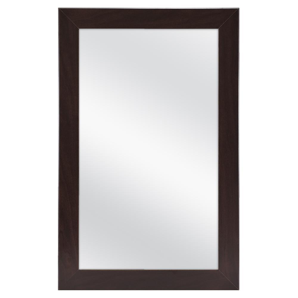 15-1/4 in. W x 26 in. H Framed Surface-Mount Bathroom Medicine Cabinet in White - Super Arbor
