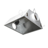 Double Ended Large Air Cooled with 6 in. Duct and Glass Panel Grow Light Reflector for up to 1000-Watt - Super Arbor