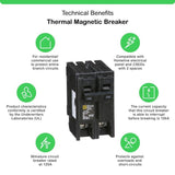 Square D Homeline 125-Amp 2-Pole Main Circuit Breaker