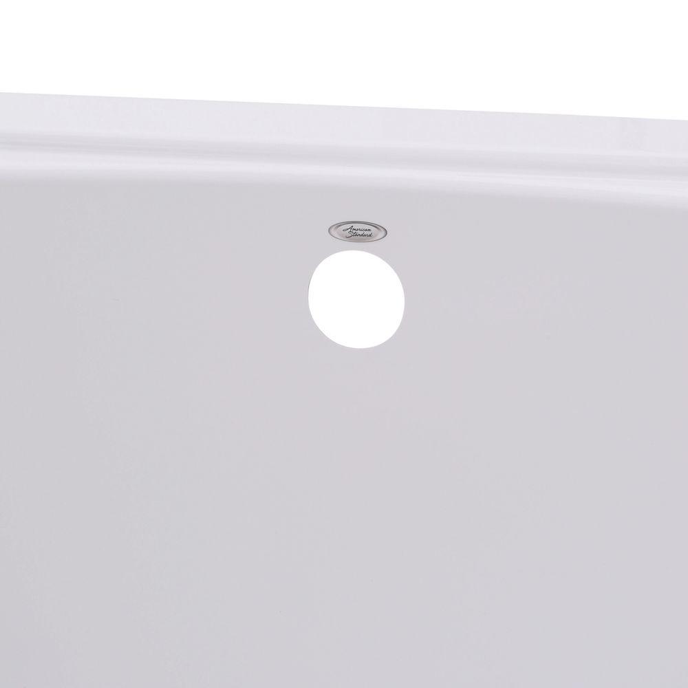 Green Tea 5 ft. x 42 in. Reversible Drain Soaking Bathtub in White - Super Arbor