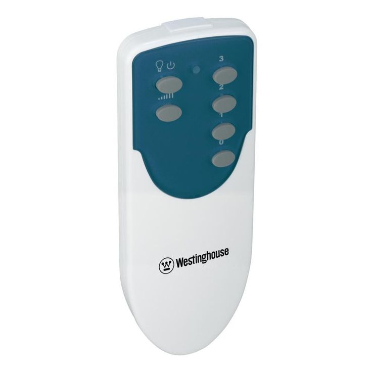 Indoor/Outdoor White Ceiling Fan and Light Remote Control