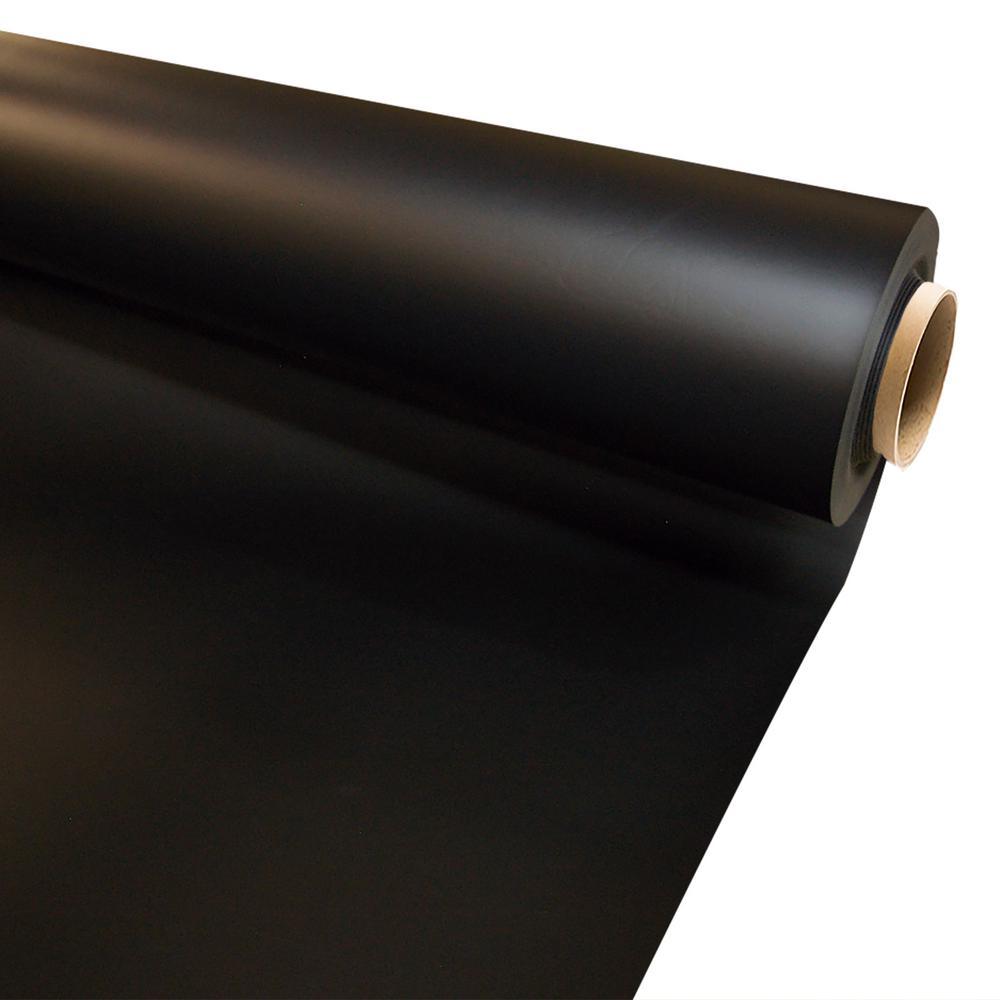 Greatmats Rosco Adagio Black Commercial Marley Dance Floor Vinyl Sheet, Sold by 5.25 ft. Wide x 10 ft. Long