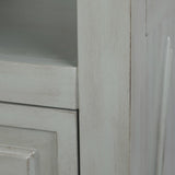 Kelly 22 in. W x 65 in. H x 15 in. D Bathroom Linen Storage Tower Cabinet in Grayish Blue - Super Arbor