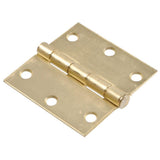 3-1/2 in. Antique Brass Residential Door Hinge with 5/8 in. Round Corner Removable Pin Full Mortise (9-Pack) - Super Arbor