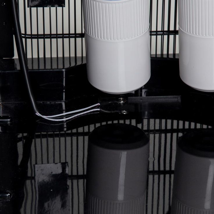 Bottleless Point-of-Use Hot/Room/Cold Water Dispenser in Black and Stainless with Dual-Stage Water Filtration System
