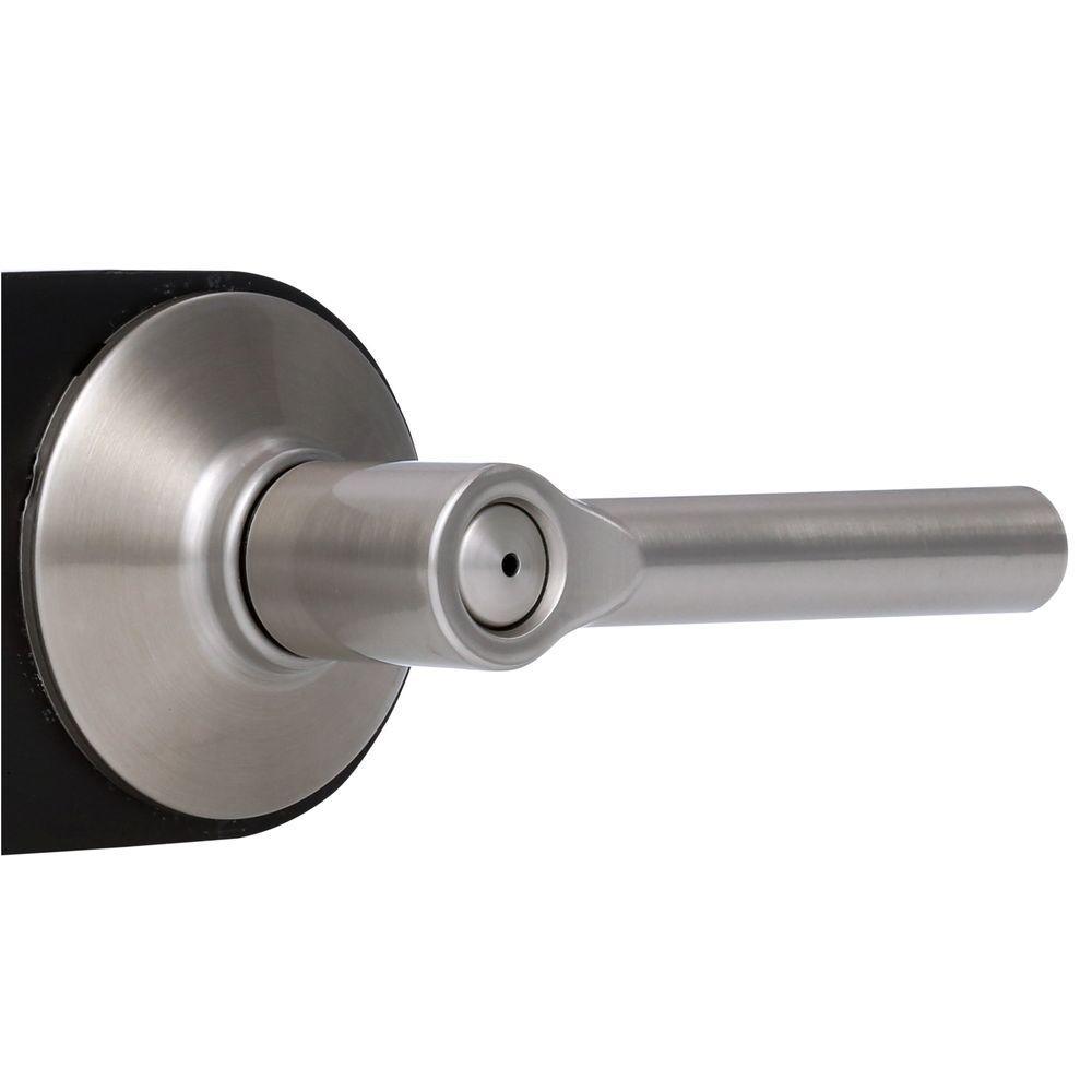 Broadway Satin Nickel Privacy Bed/Bath Door Lever - Super Arbor
