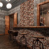Peel & Stick Brick Kitchen Backsplash Self-Adhesive Wall Tile Stone Design