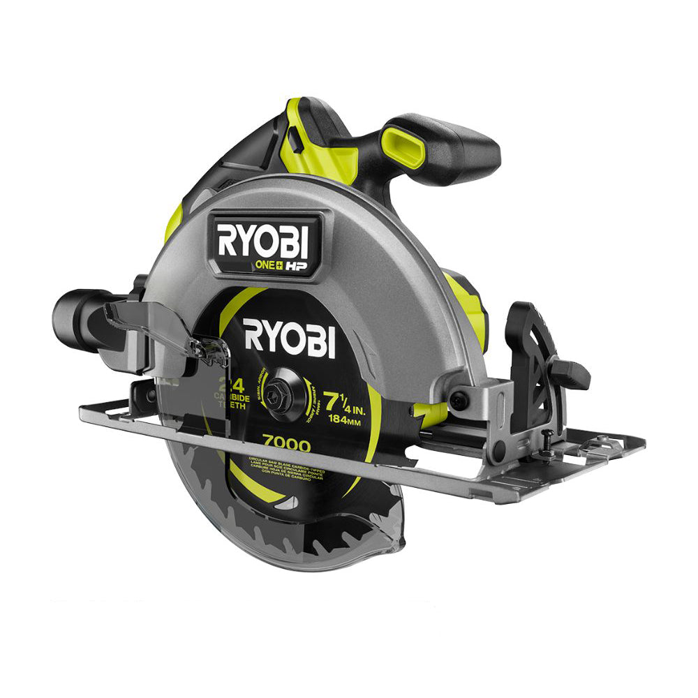 RYOBI 18V ONE+ HP Brushless 7-1/4 in. Cordless Circular Saw with 4.0 Ah Lithium-Ion Battery
