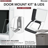 Rev-A-Shelf 35-Quart Plastic Pull Out Trash Can