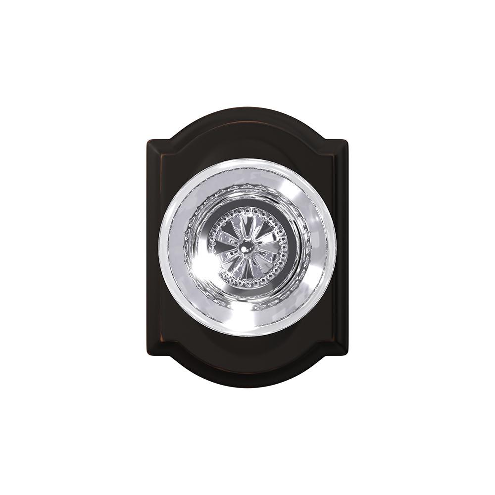 Custom Hobson Aged Bronze Camelot Trim Combined Interior Glass Door Knob - Super Arbor