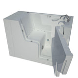Nova Heated Wheelchair Accessible 5 ft. Walk-In Air Jetted Tub in White with Chrome Trim - Super Arbor