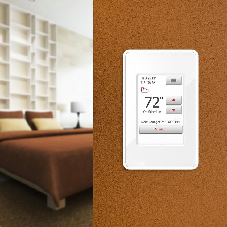 WarmlyYours nSpire Touch Programmable Thermostat with Floor Sensor