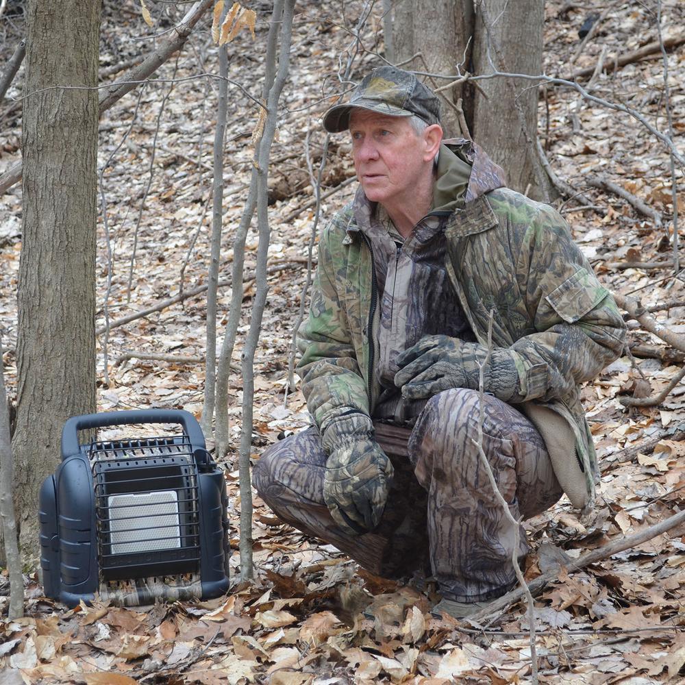 MH12B 12000 BTU Hunting Buddy Portable Propane Infared Heater, Camo (2-Pack) - Super Arbor