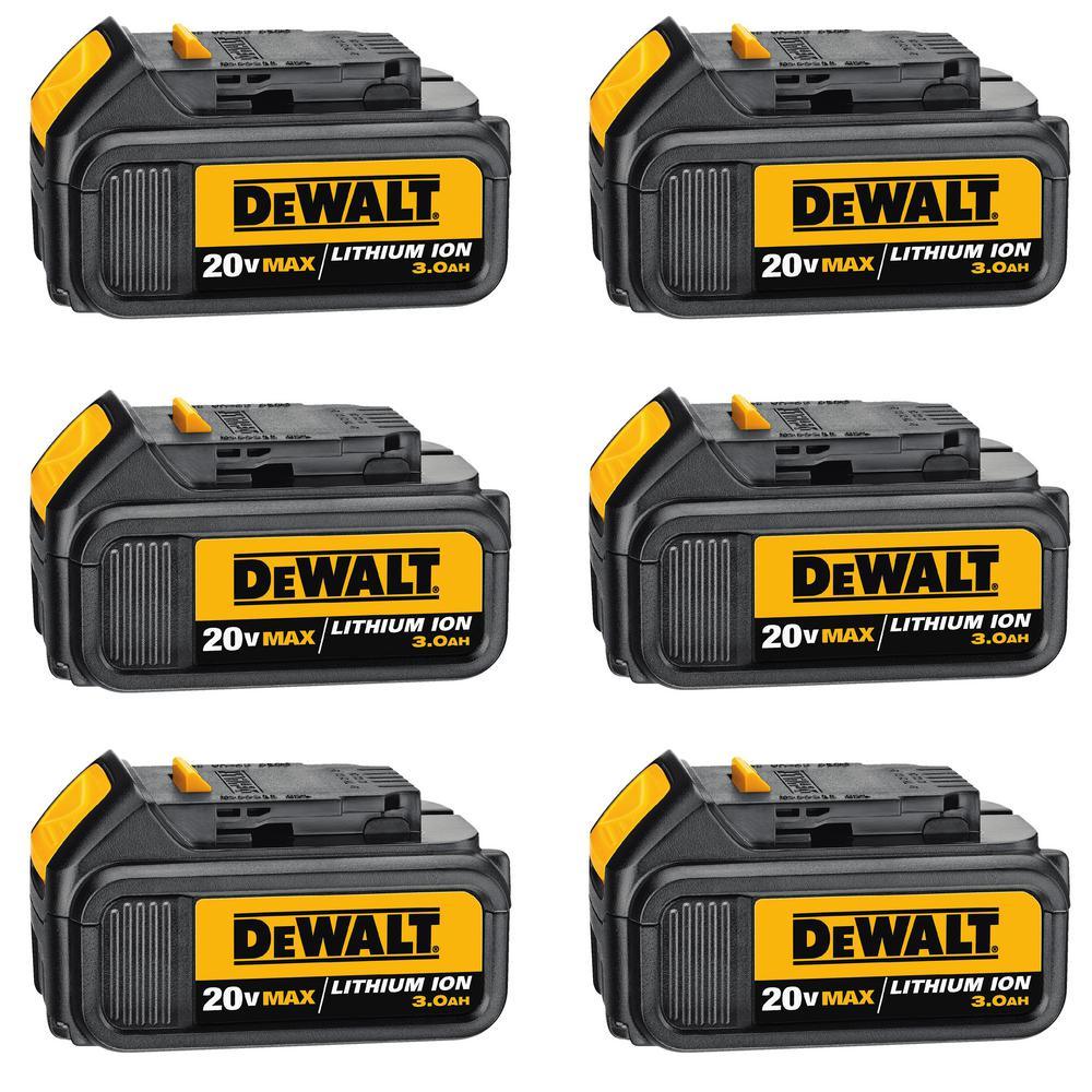 20-Volt MAX Premium Lithium-Ion 3.0Ah Battery Pack (10-Pack) - Super Arbor