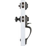Montara Venetian Bronze Single Cylinder Door Handleset with Juno Entry Door Knob Featuring SmartKey Security