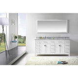 Caroline Parkway 72 in. W Bath Vanity Cabinet Only in White - Super Arbor
