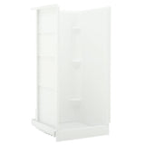 A2 36 in. x 36 in. x 76 in. Shower Stall in White - Super Arbor