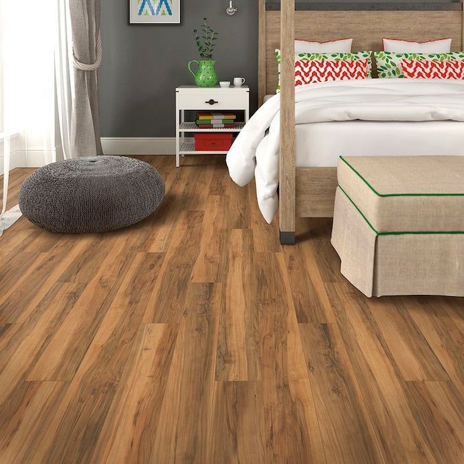 Quick-Step Studio QuickStep Studio + Spill Repel Westend Apple 12-mm T x 6-in W x 48-in L Waterproof Wood Plank Laminate Flooring (16.12-sq ft / Carton)