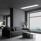 Commercial Electric 6 in. x 4 ft. 1900 Lumens Dimmable White Integrated LED Flat Panel Ceiling Flush Mount Fixture with Color Change 5CCT