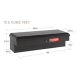 Weather Guard Defender Matte Black Aluminum Lo-Side Truck Box (46 in. x 15 in. x 13 in.) - Super Arbor