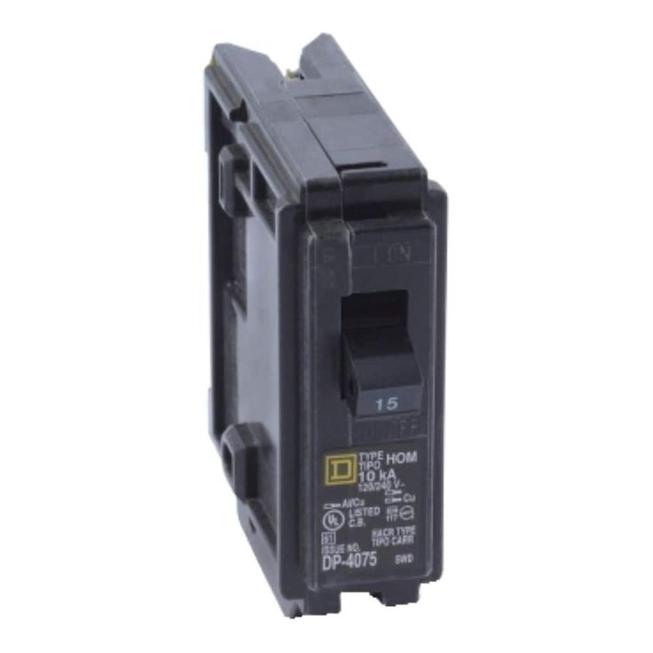 Square D Homeline 15-Amp 1-Pole Standard Trip Circuit Breaker