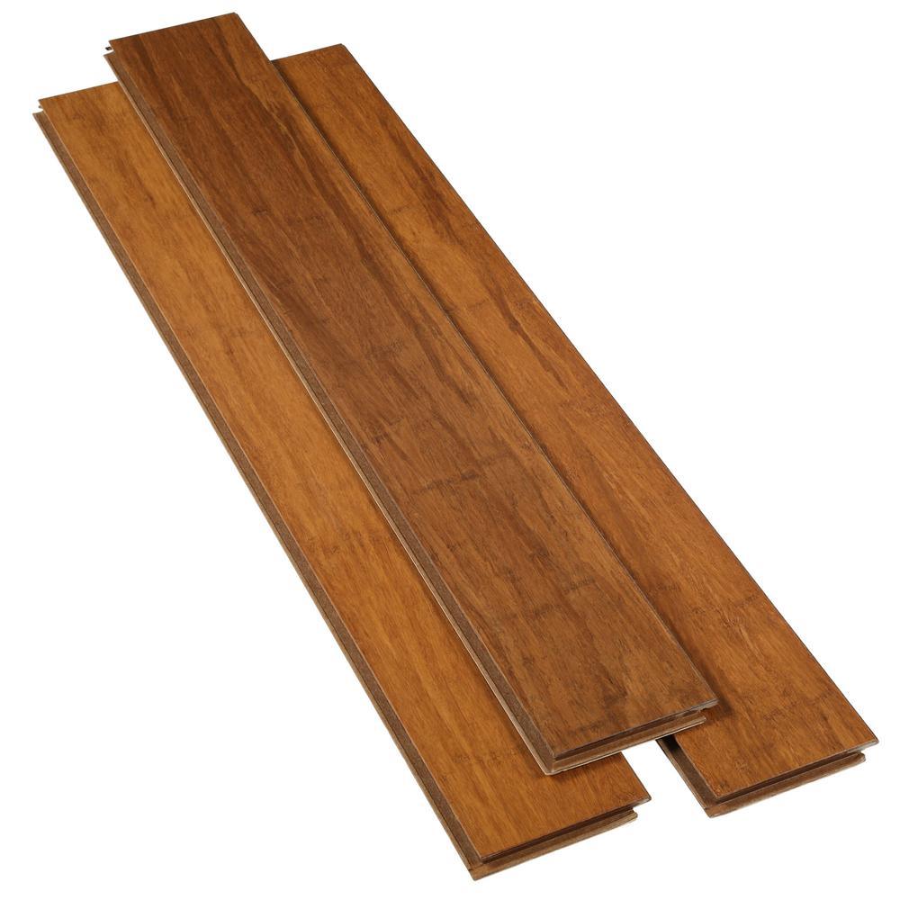 Home Legend Strand Woven Harvest 3/8 in. Thick x 4-3/4 in. Wide x 36 in. Length Click Lock Bamboo Flooring (19 sq. ft. / case) - Super Arbor