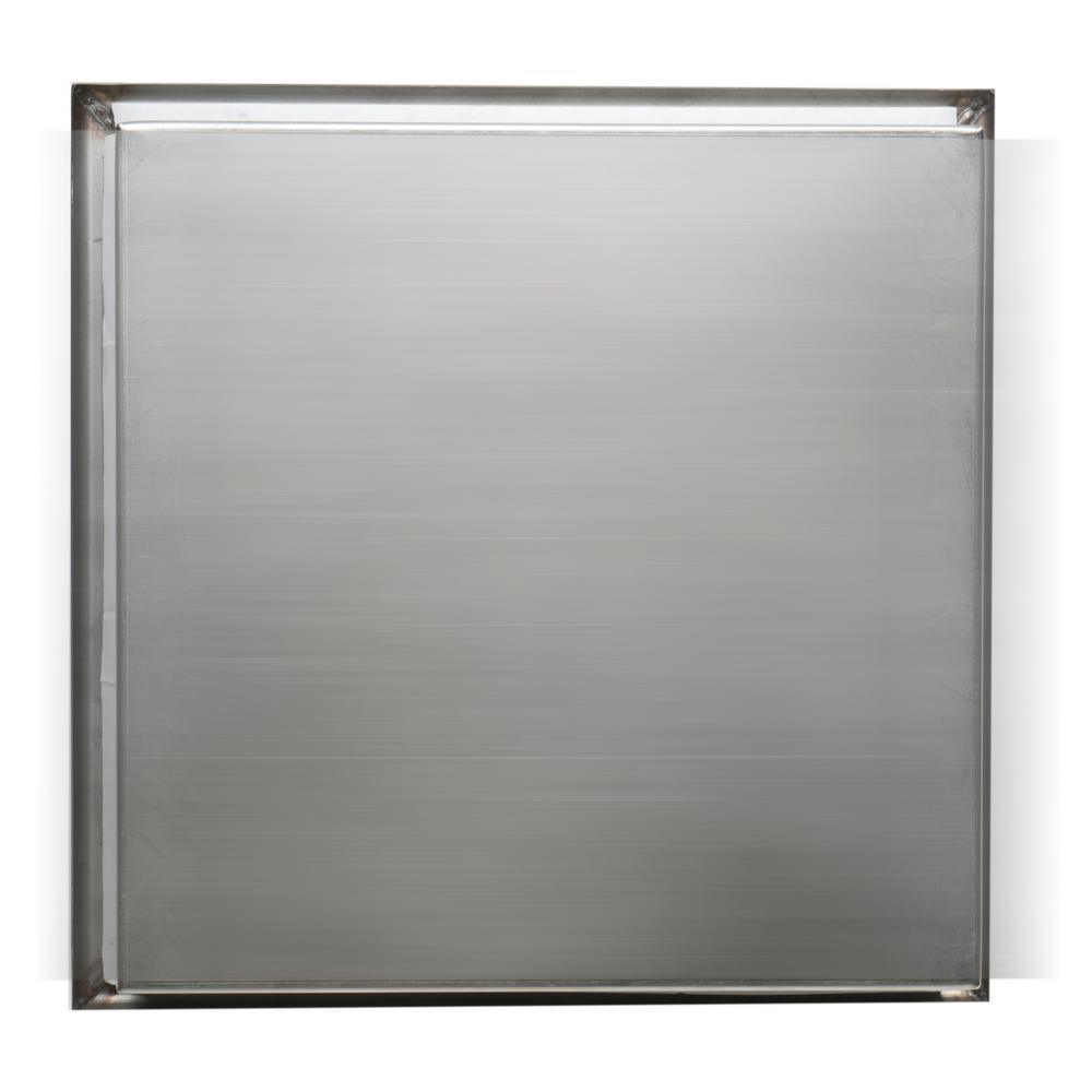 12 in. x 12 in. x 4 in. Niche in Polished Stainless Steel - Super Arbor