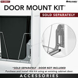 Rev-A-Shelf 20-Quart Plastic Soft Close Pull Out Trash Can