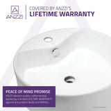 Vitruvius Series Ceramic Vessel Sink in White - Super Arbor