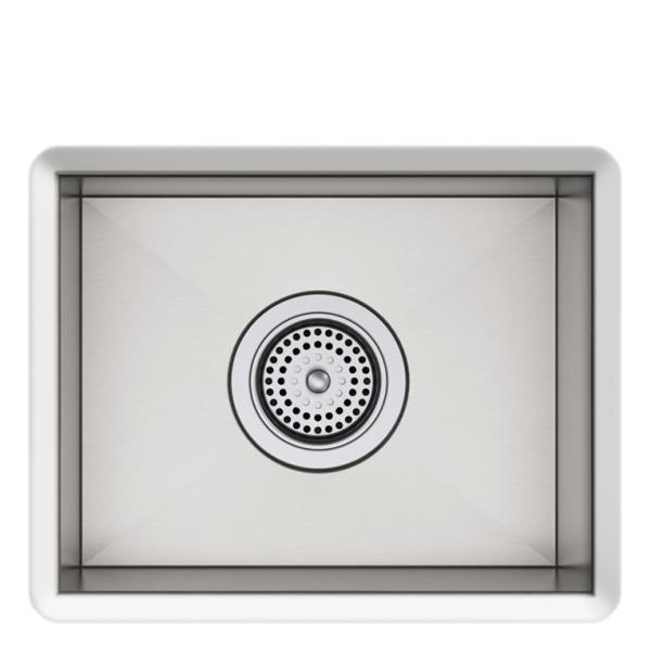 Lyric Dual Mount Stainless Steel 15 in. 1-Hole Single Bowl Bar Sink - Super Arbor