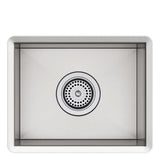 Lyric Dual Mount Stainless Steel 15 in. 1-Hole Single Bowl Bar Sink - Super Arbor